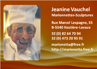 carte de visite Jeanine Vauchel